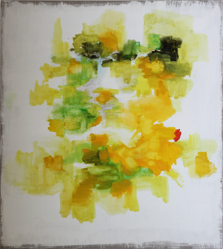 2022-10-27_fischteich_3351, oil on canvas, 100 × 90 cm (Kirsten Kötter)