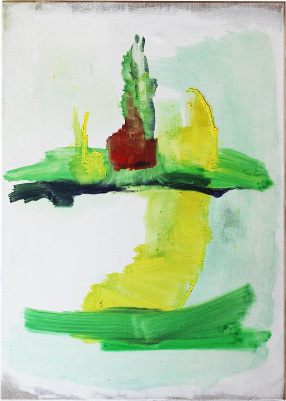 2023-08-21_fischteich_morgens-nebel_50-75_6212, oil on canvas, 75 × 50 cm (Kirsten Kötter)