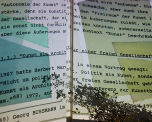 Kunst als Architektur einer freien Gesellschaft, 23.11.-14.12.2014, Kunstfabrik Darmstadt, ehemaliger Bahnhof Wixhausen von Kirsten Kötter