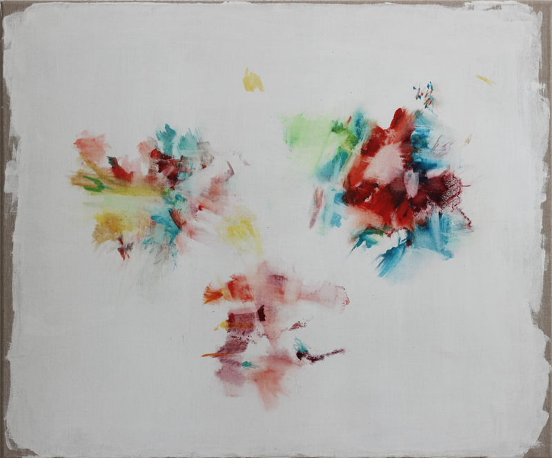 2021_2022_elektrizitaetswerk-cork-rot-tuerkis_2270, oil on canvas, 50 × 60 cm (Kirsten Kötter)