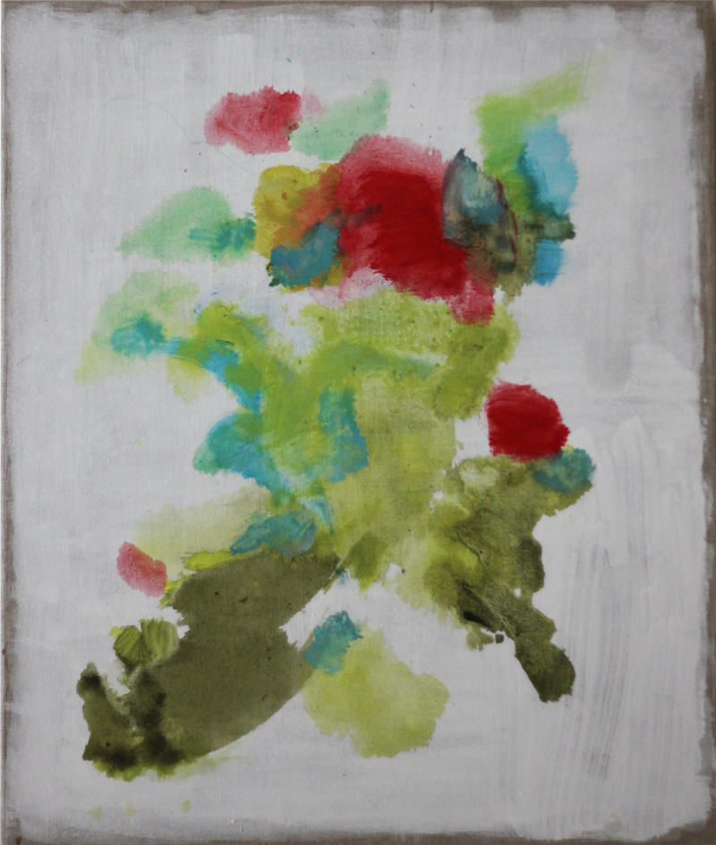 2022-10-11_fischteich-einlauf-schilf-wiese_3080, oil on canvas, 60 × 50 cm (Kirsten Kötter)