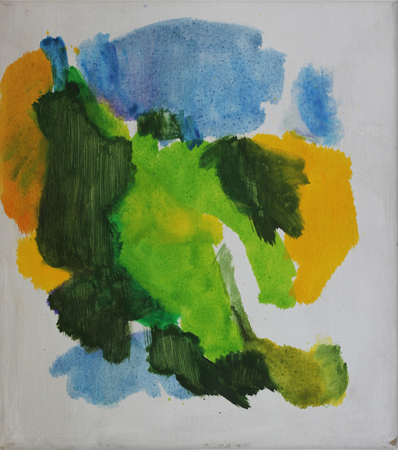2022-10-28_fischteich_3355, oil on canvas, 40 × 30 cm (Kirsten Kötter)