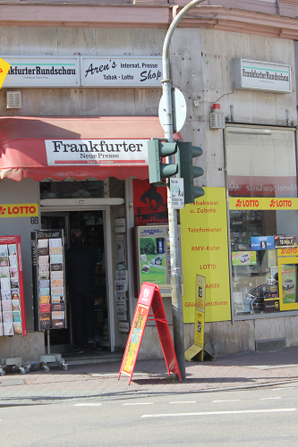 Frankfurt a. M., Reuterweg 69 / Grüneburgweg, 2021, Arens Shop, Foto: Kirsten Kötter