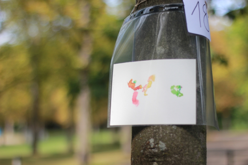 2025-08-20_malathon-chemnitz_18_baum_3003, watercolour, 12 × 17 cm (Kirsten Kötter)