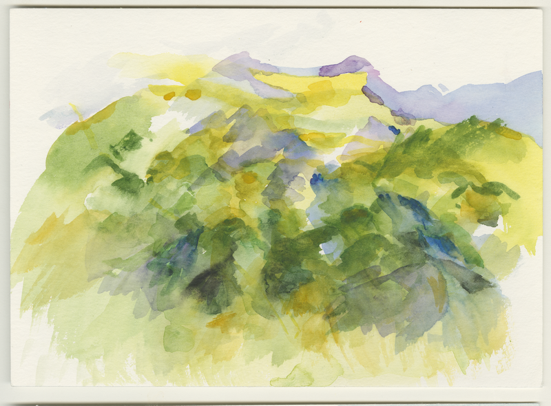 2005-02-19_garrigue, sketch, 17 × 24 cm (Kirsten Kötter)