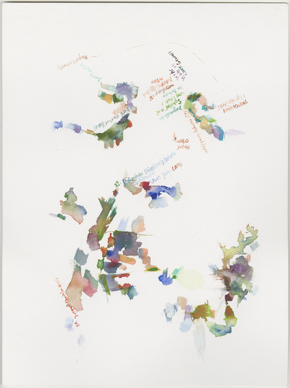 2019-03-29_landtag-plenar_tagesordnung-21_22,
plenary session Landtag (German state parliament) Rheinland-Pfalz, Mainz,
watercolour, 30 × 40 cm (Kirsten Kötter)