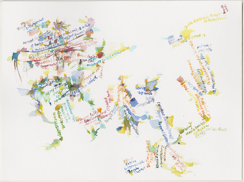kirsten-koetter_2019-05-16_plenarsitzung-2,
plenary session Landtag (German state parliament) Rheinland-Pfalz, Mainz,
watercolour, 30 × 40 cm (Kirsten Kötter)