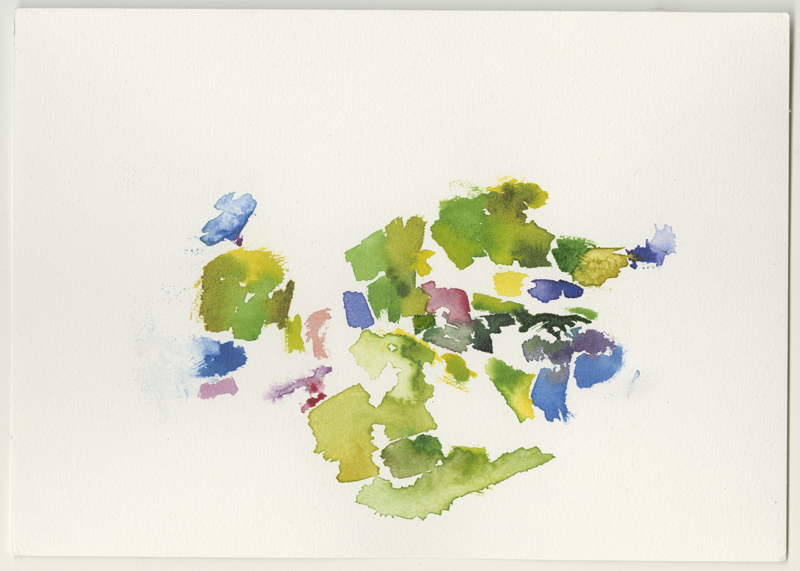 2020-05-21_fischteich, watercolour, 17 × 24 cm (Kirsten Kötter)