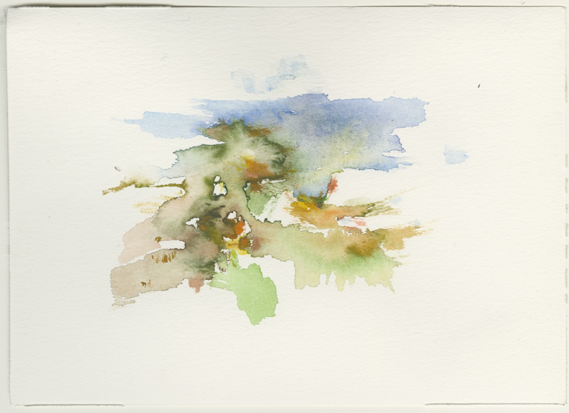 2020-10-31_belginum-graeberfeld, watercolour, 17 × 24 cm (Kirsten Kötter)