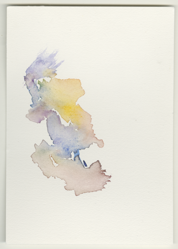 2021-11-11_fischteich, watercolour, 17 × 12 cm (Kirsten Kötter)