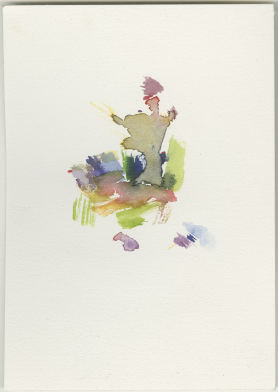 2021-11-18_fischteich, watercolour, 17 × 12 cm (Kirsten Kötter)