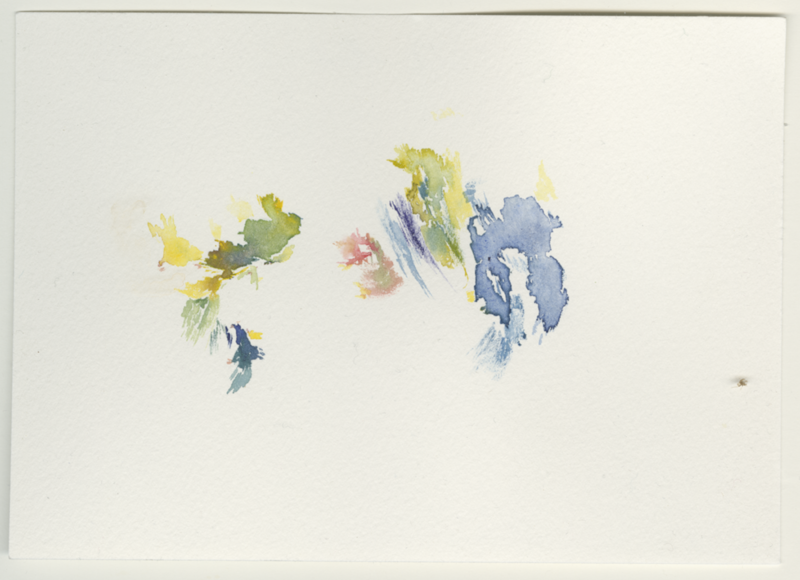 2022-01-05_hans-grab-friedhof, watercolour, 12 × 17 cm (Kirsten Kötter)