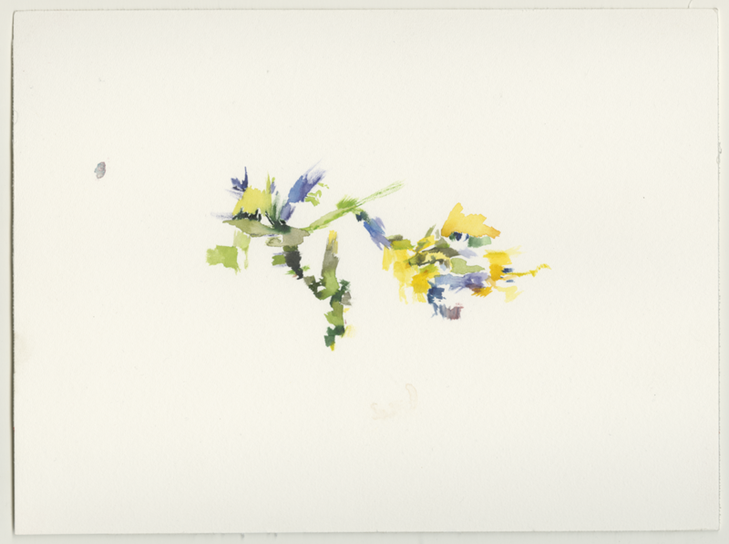 2022-03-22_fischteich, watercolour, 24 × 32 cm (Kirsten Kötter)