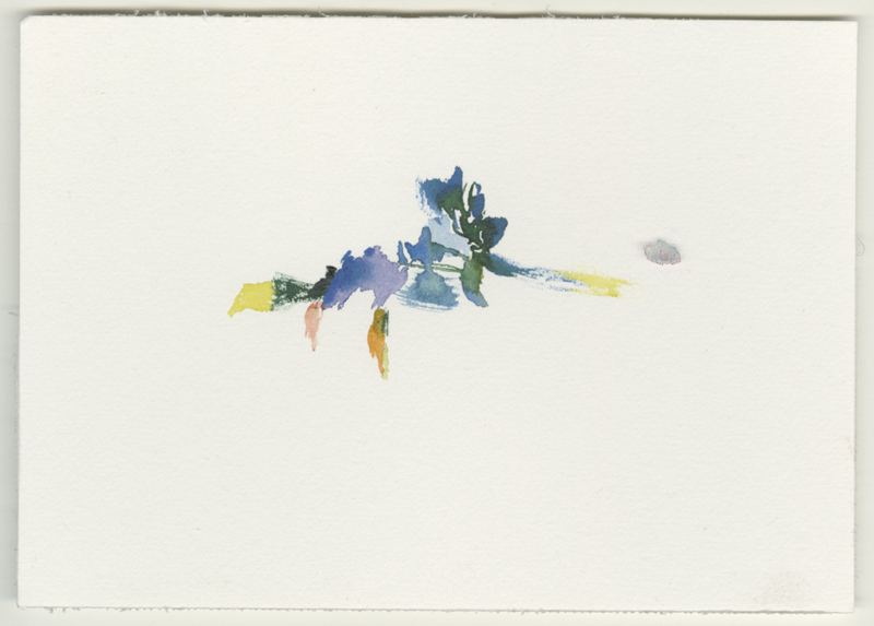 2022-03-24_fischteich-baum, watercolour, 12 × 17 cm (Kirsten Kötter)