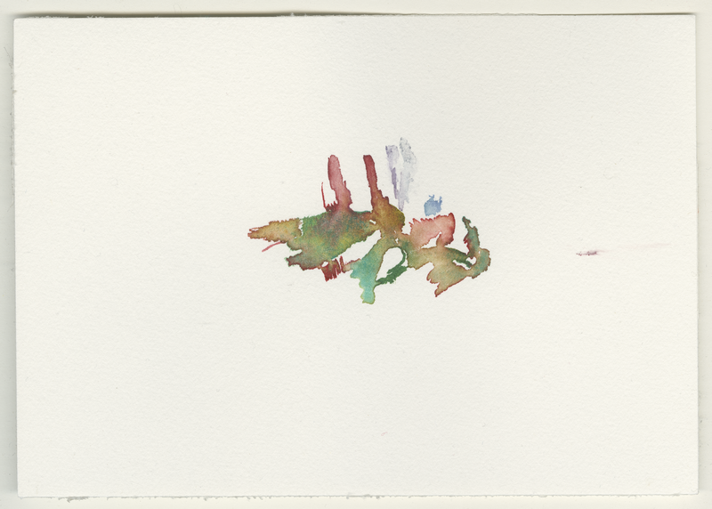 2022-09-24_dahn-felsen, watercolour, 12 × 17 cm (Kirsten Kötter)