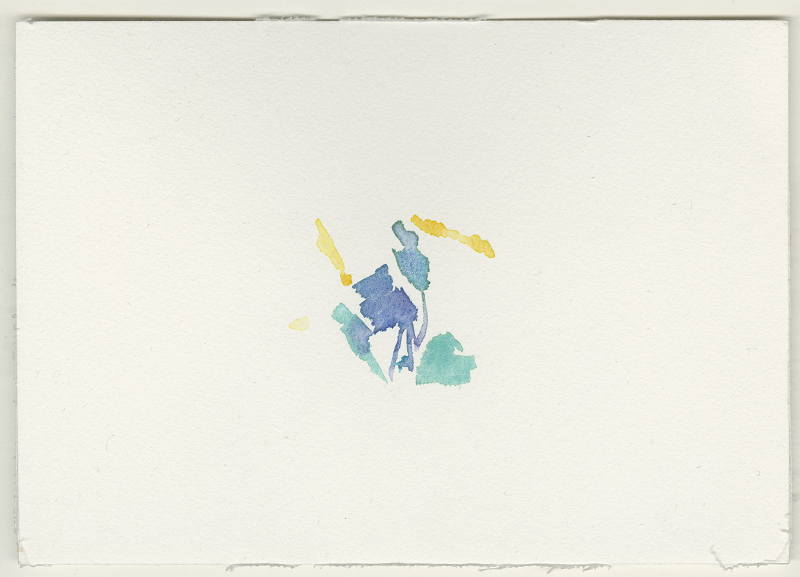2022-12-17_fischteich, watercolour, 12 × 17 cm (Kirsten Kötter)