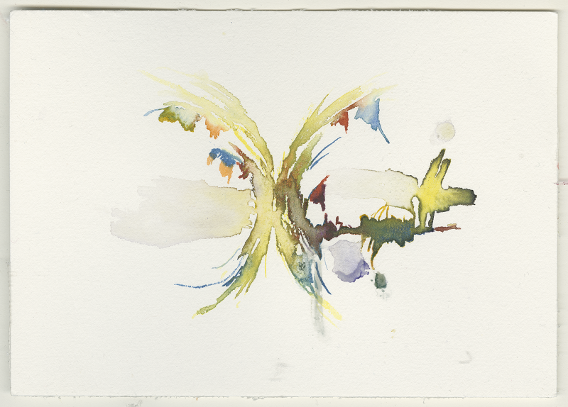 kirsten-koetter_2022-12-27_wi-morgen-sonne, watercolour, 12 × 17 cm (Kirsten Kötter)